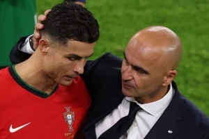 Cristiano Ronaldo-Roberto Martinez-Euro 2024-Portugal-Francia