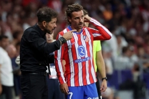 Diego Simeone-Antoine Griezmann-LaLiga-Atletico Madrid-girona-2024