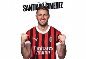 Santiago Gimenez-AC Milan-2025