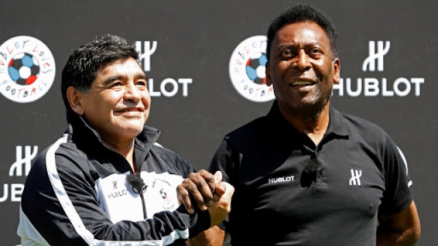 Maradona y Pelé