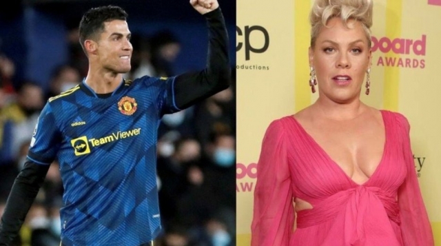 Cristiano Ronaldo y Pink