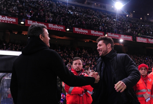 Diego Simeone-Luis Enrique-Atletico Madrid-Barcelona-Copa del Rey-2017