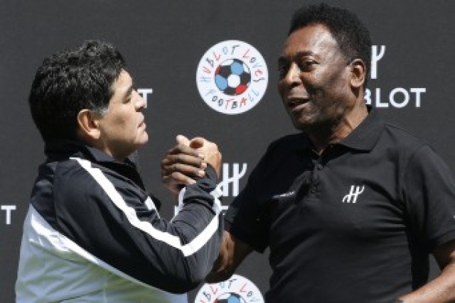 Diego Maradona y Pelé 2