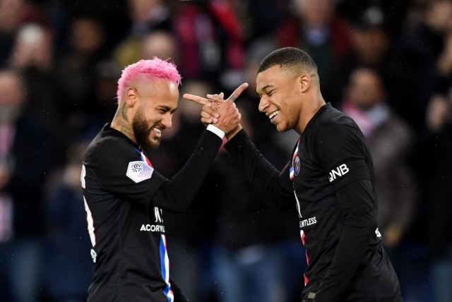 Neymar y Mbappe